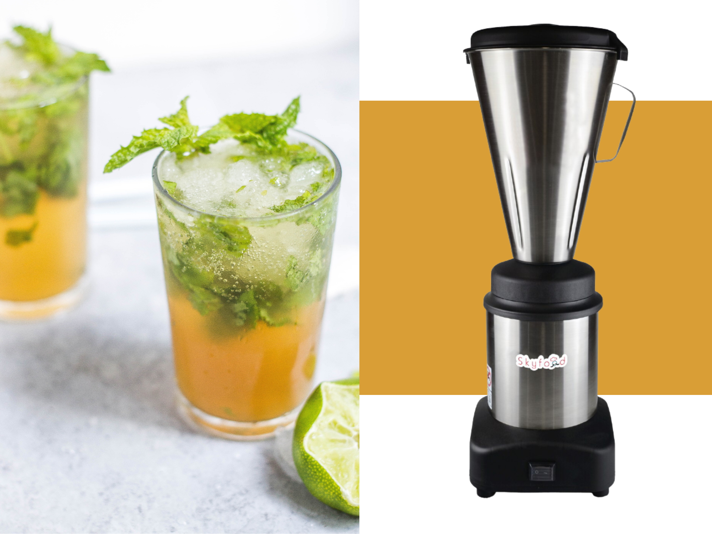 Bartending supplies; Featured is one of the beverage blenders & Mixers from the JES Restaurant Equipment page